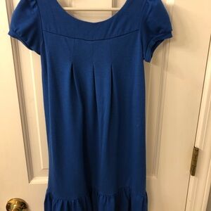 Vibrant Blue Short Sleeve Dress